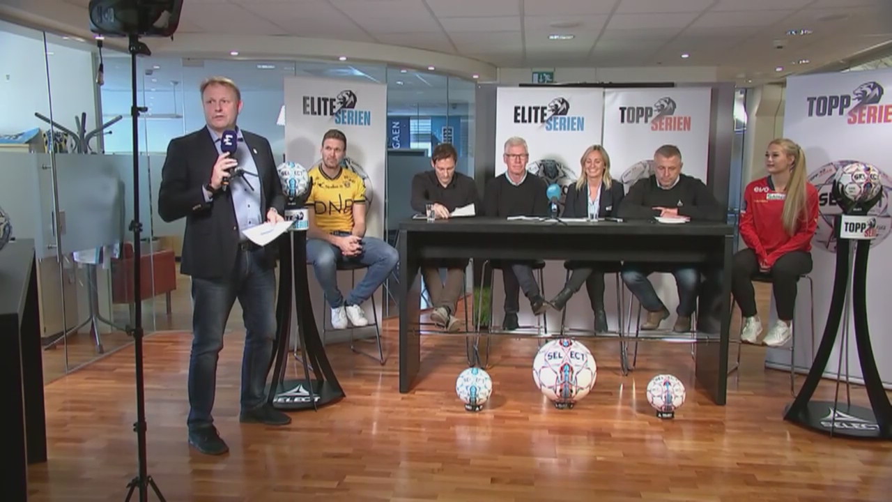 Pressekonferanse ny felles ligaball